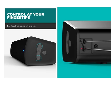 Compact Under-Monitor USB Soundbar