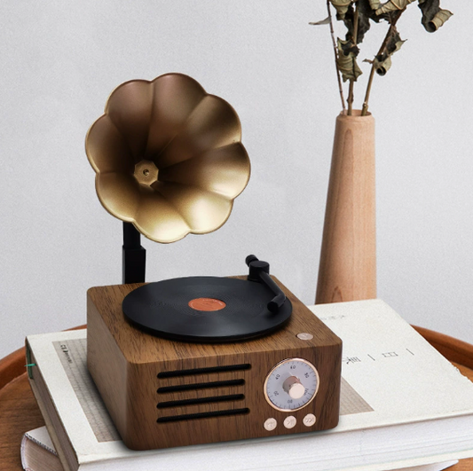 Retro Phonograph Bluetooth Speaker