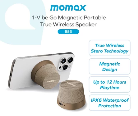 Magnetic Portable True Wireless Speaker