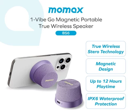 Magnetic Portable True Wireless Speaker